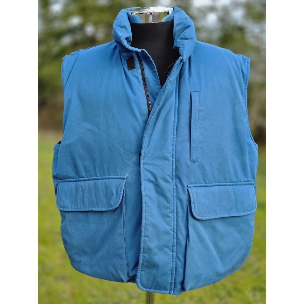 Vintage Cabela's Goose Down Puffer Vest MENS XL Outdoor Workwear Heavy Insulated